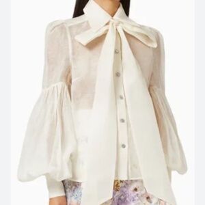 Zimmerman organza blouse